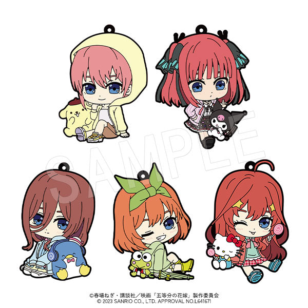 『映画 五等分の花嫁×サンリオキャラクターズ2023』ぺたん娘トレーディングラバーストラップ Vol.2  BOX
